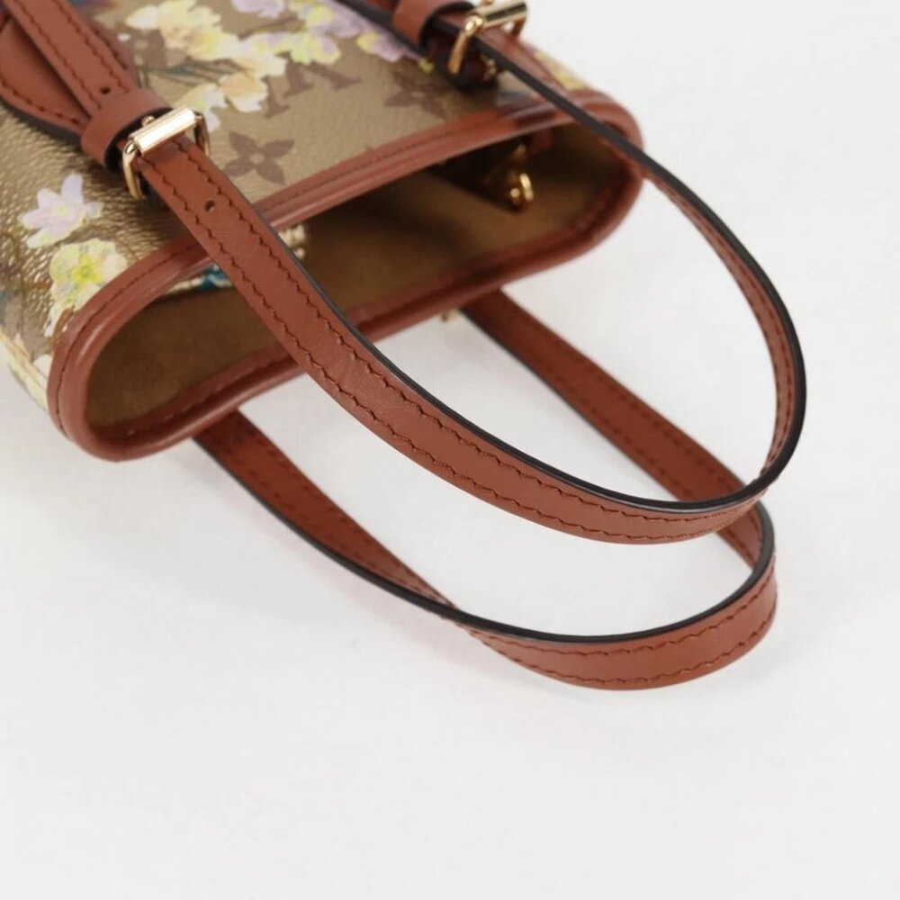 LOUIS VUITTON LV Garden Nano Bucket Shoulder Bag Beige M81724 LV Auth 130468SM - Picture 7 of 15